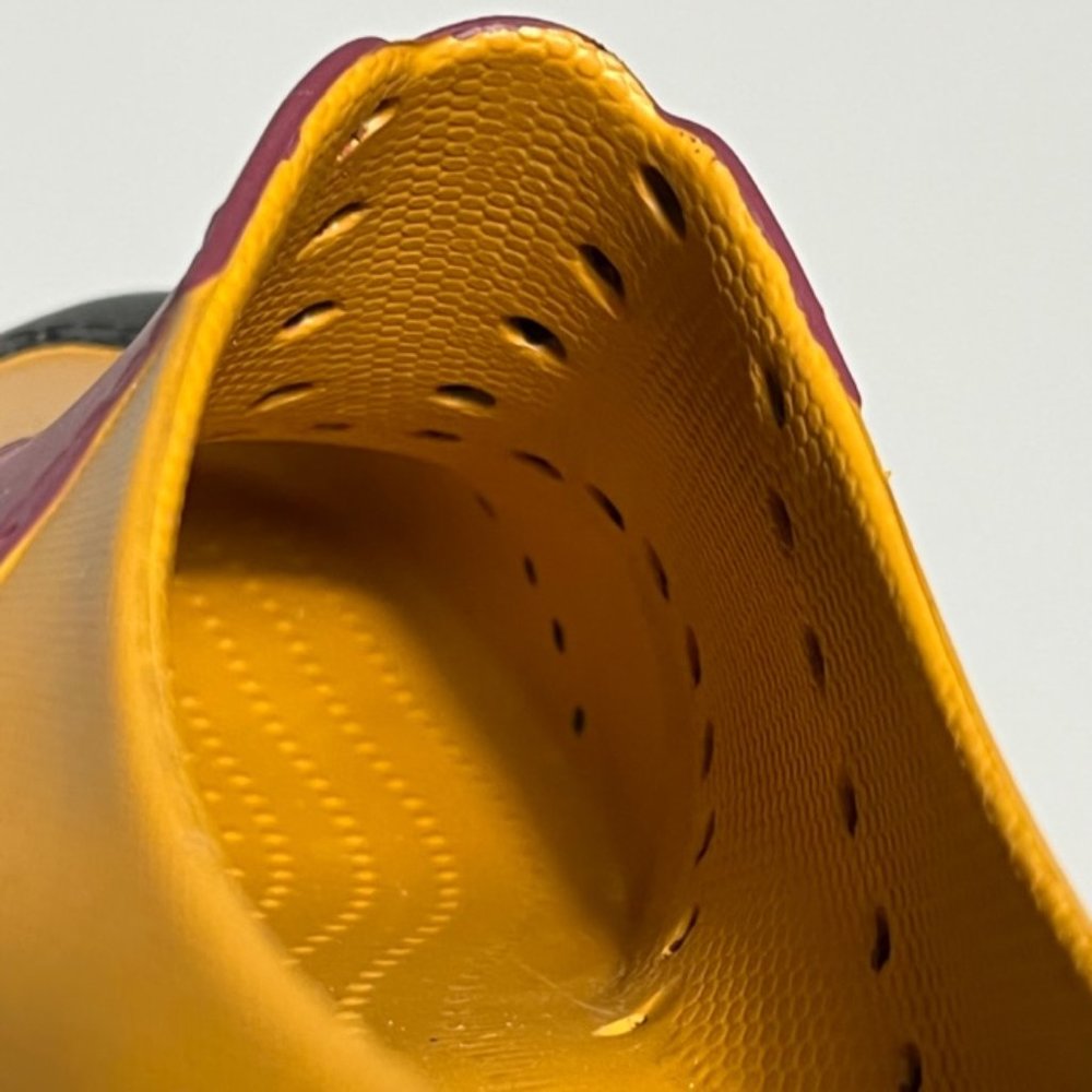 BIION Crimson Red, Black & Leather Oxford Golf Shoes Men SZ 8 - Picture 9 of 13